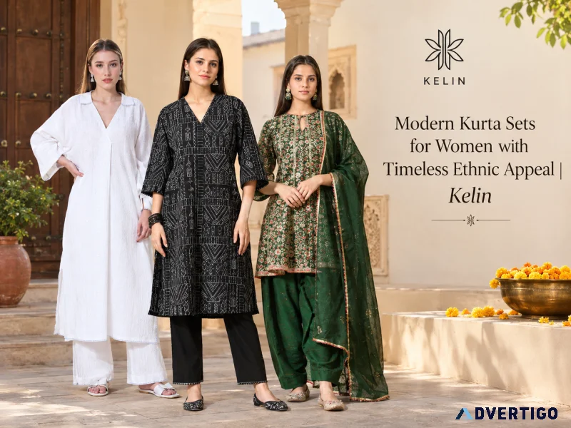 Modern kurta sets for women with timeless ethnic appeal kelin