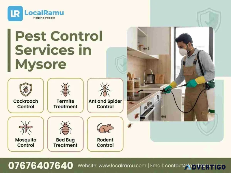 Professional pest control service in mysore by localramu