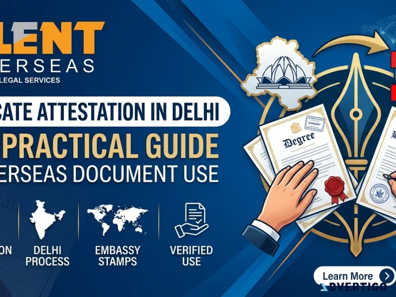 Certificate attestation in delhi talent overseas