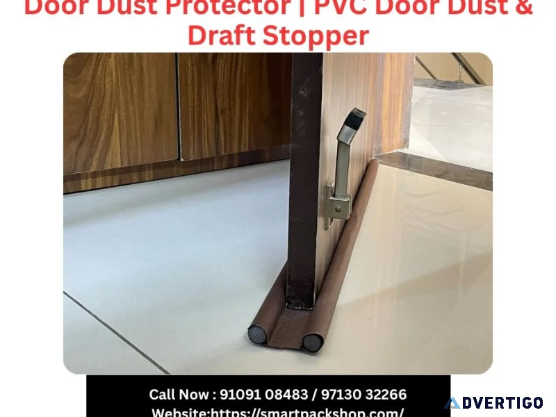 Door dust protector pvc door dust draft stopper