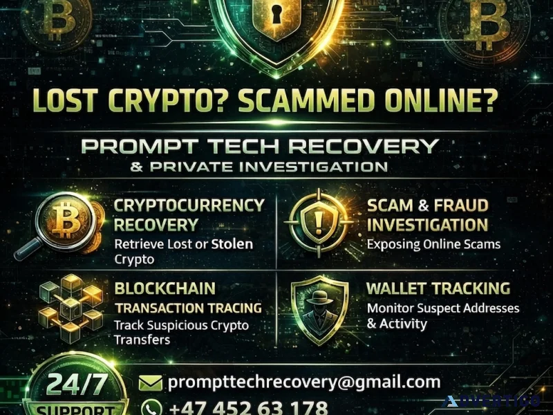 Prompttech recovery lost cryptocurrency recovery support