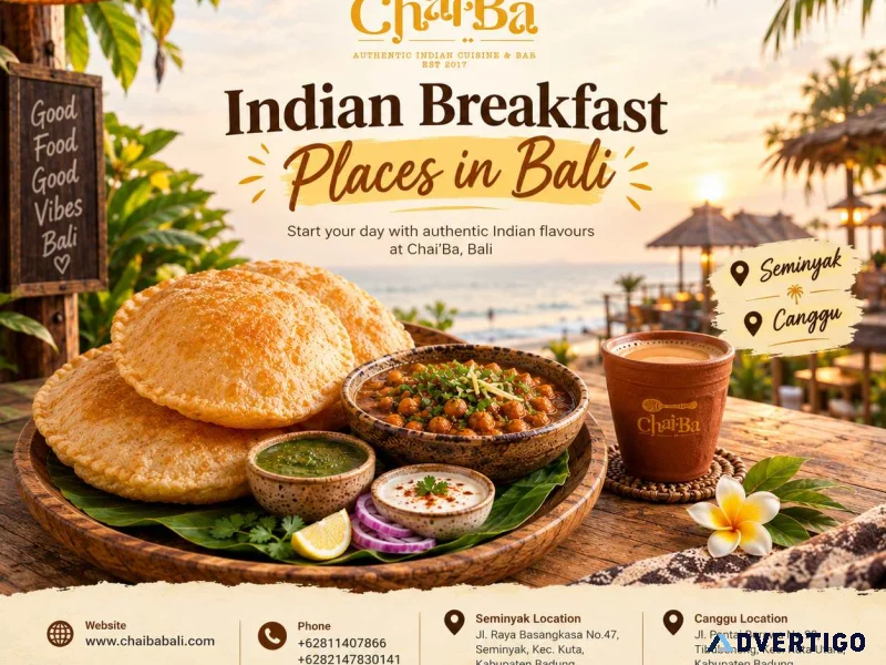 Indian breakfast places in bali worth exploring