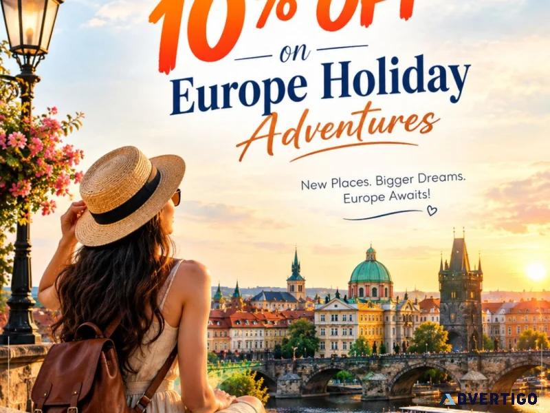Grab 10 off on europe holiday adventures 91 9090484850