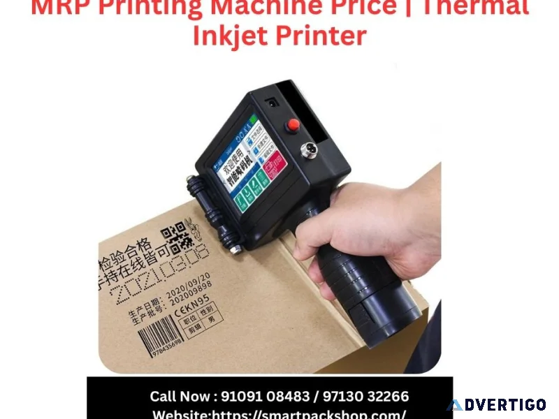 Mrp printing machine price thermal inkjet printer