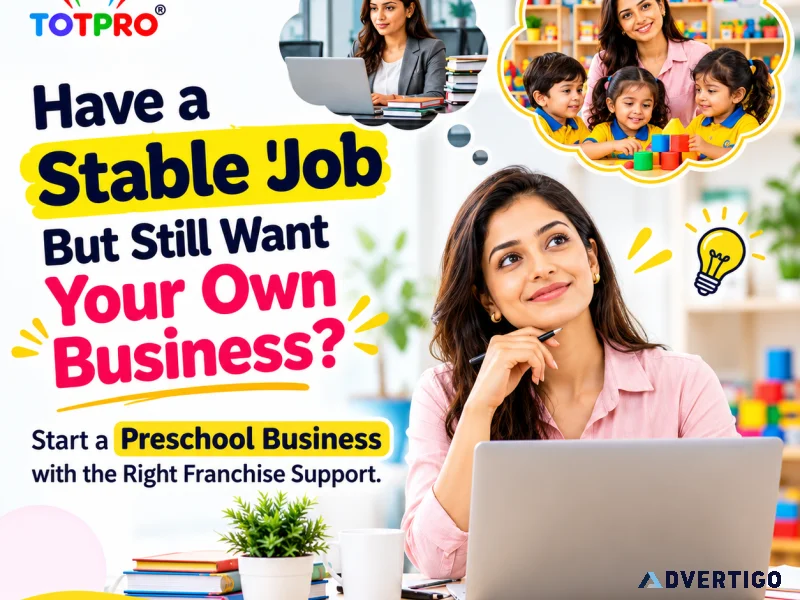 Start your own preschool business with totpro play school