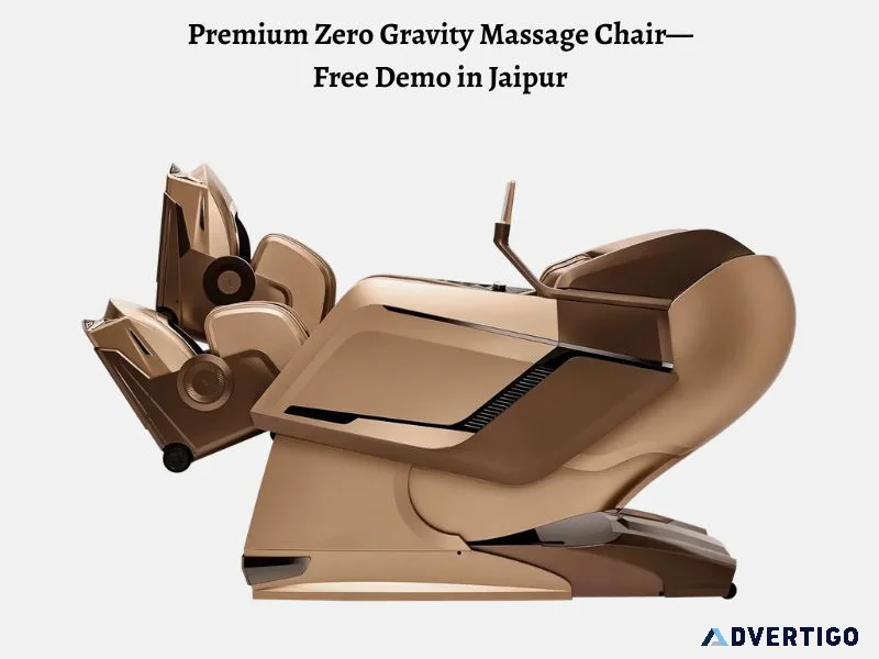 Premium zero gravity massage chairfree demo in jaipur