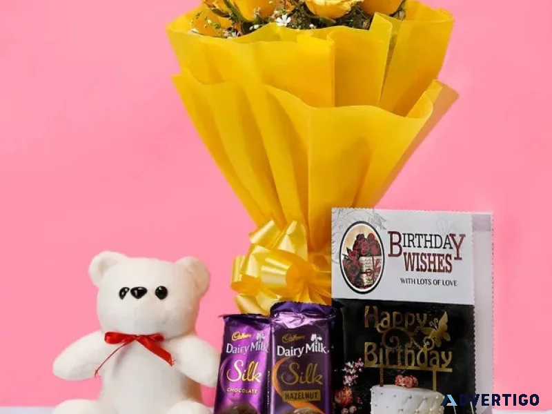 Buy combo gifts online best flower and chocolate bouquet deals