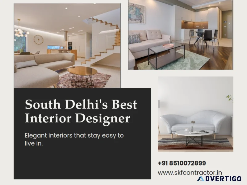 Best interior designer in south delhi classy home style