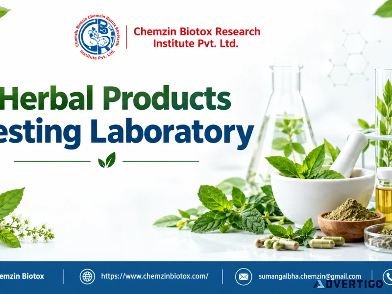 Herbal products testing laboratory services