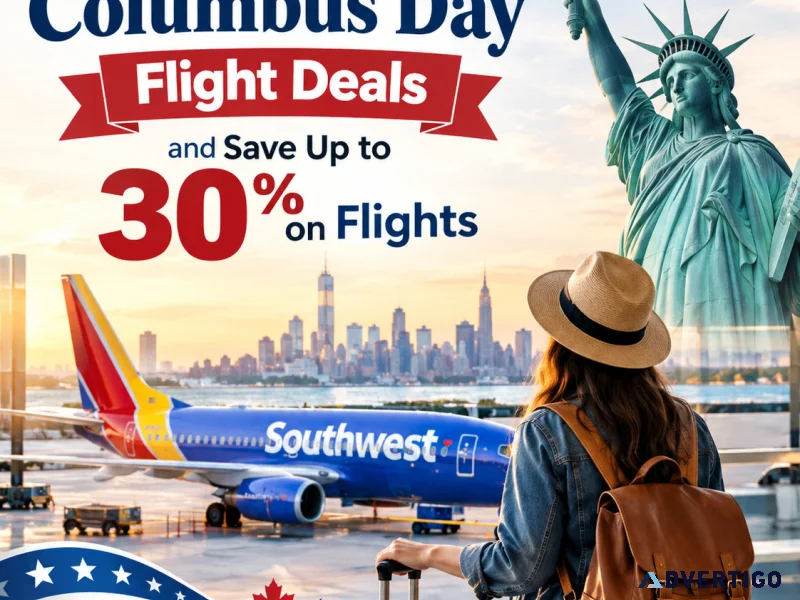 Columbus day flight deals