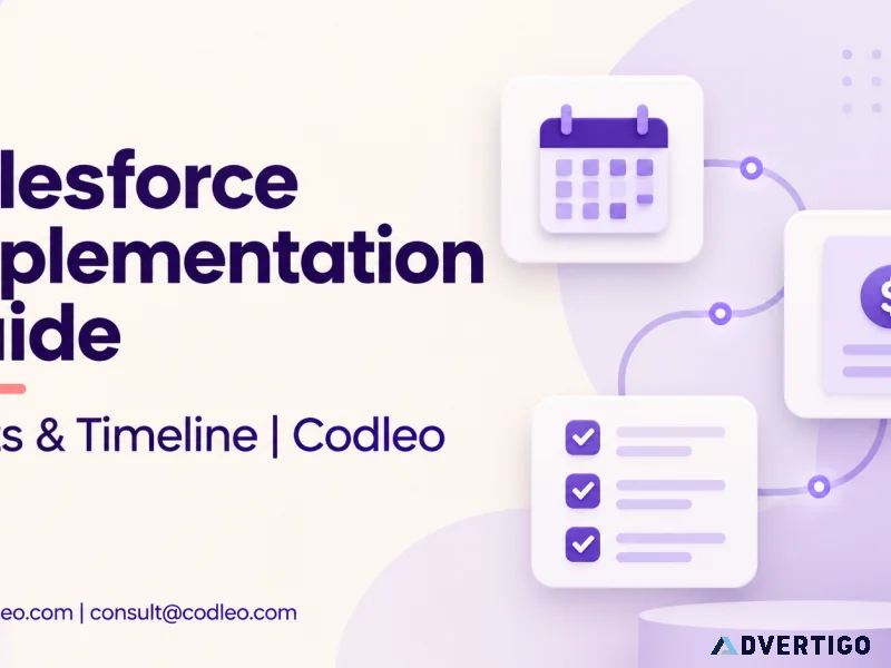 Salesforce implementation guide costs timeline codleo