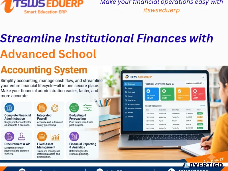 Streamline institutional finances with advanced school accountin