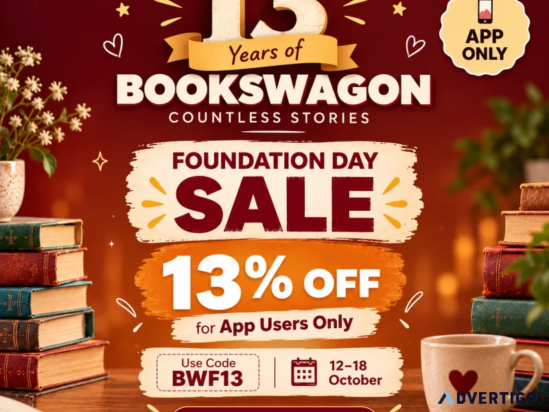 Bookswagons special foundation sale for app users