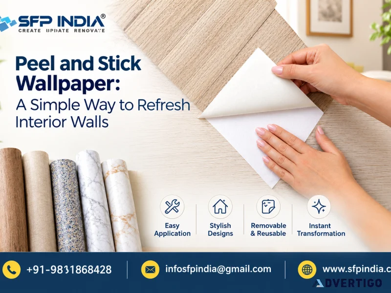 Wallpaper for decorative interiors peel stick wallpaper from
