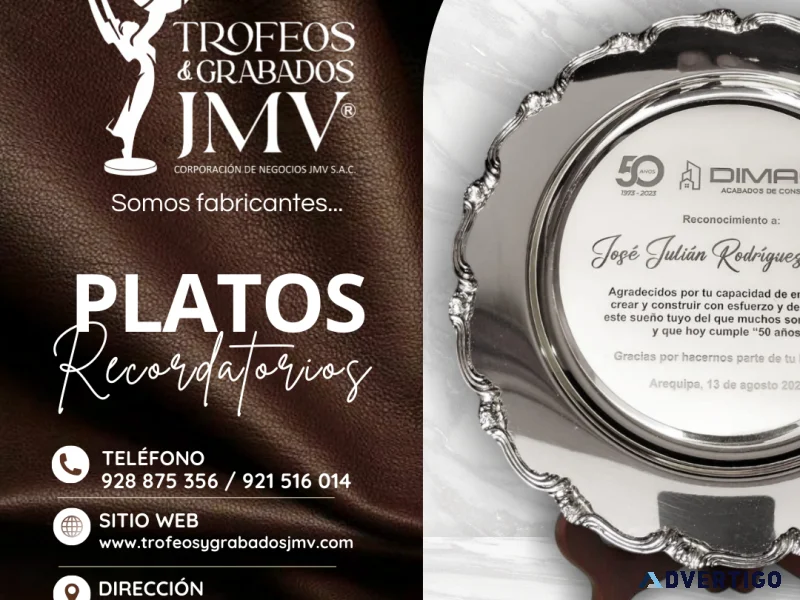 Platos recordatorios