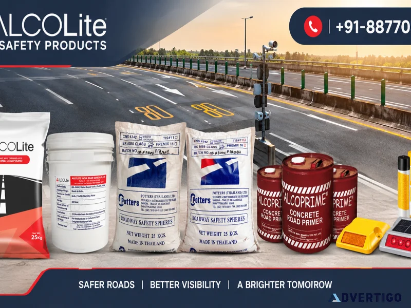 Reflective road marking paint alcolite india