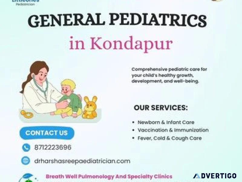 General pediatrics in kondapur drharshasree pediatrician