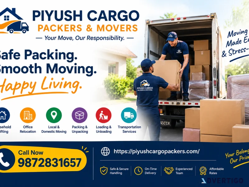 Piyush cargo packers movers panchkula