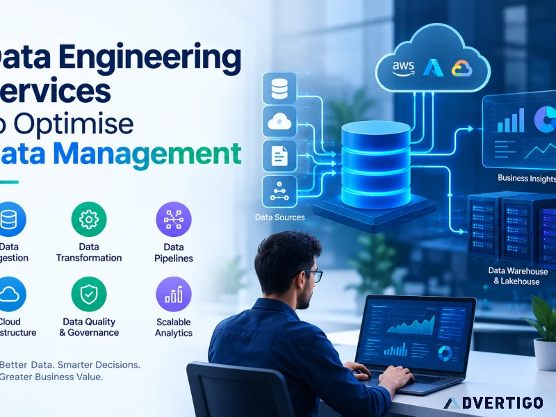 Data engineering services to optimise data management