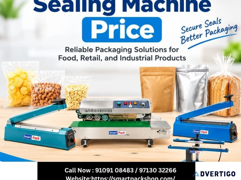 Sealing machine price sealing machines for packaging