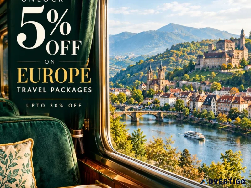 Unlock 5 off on europe travel packages 91 9090484850