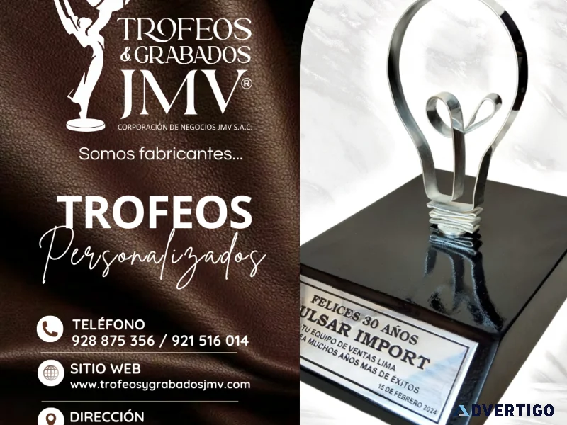 Trofeos de vidrio