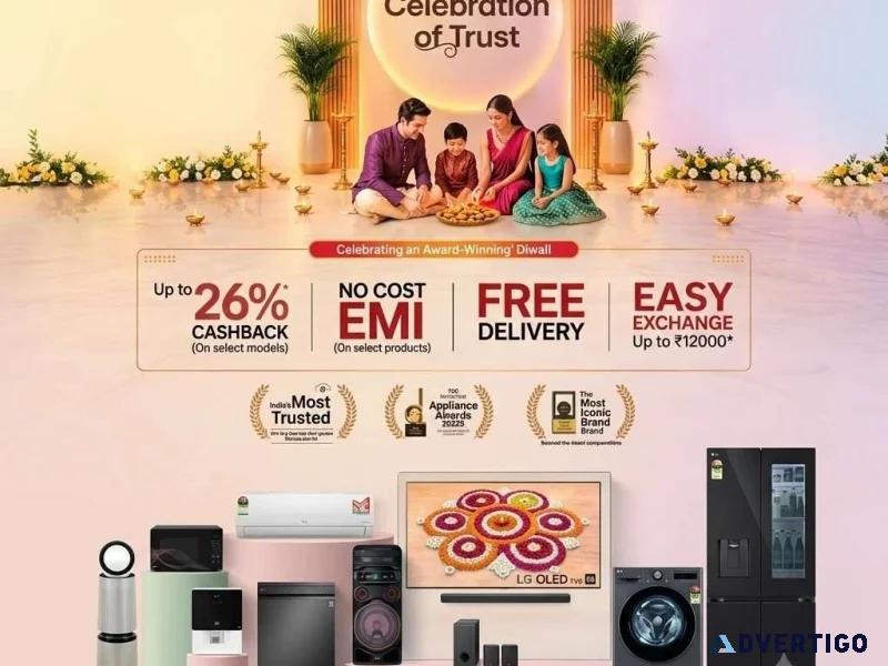 Lg diwali offers on electronics home appliances amba lg