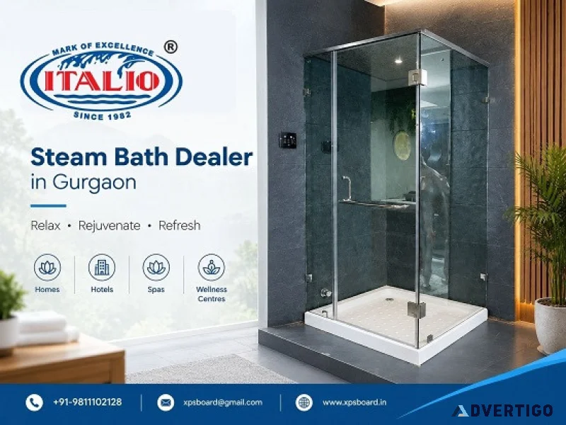 Where can you find a reliable steam bath dealer in gurgaon