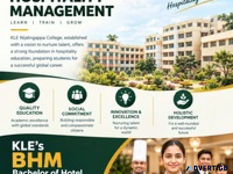 About kle societys best hotel management college