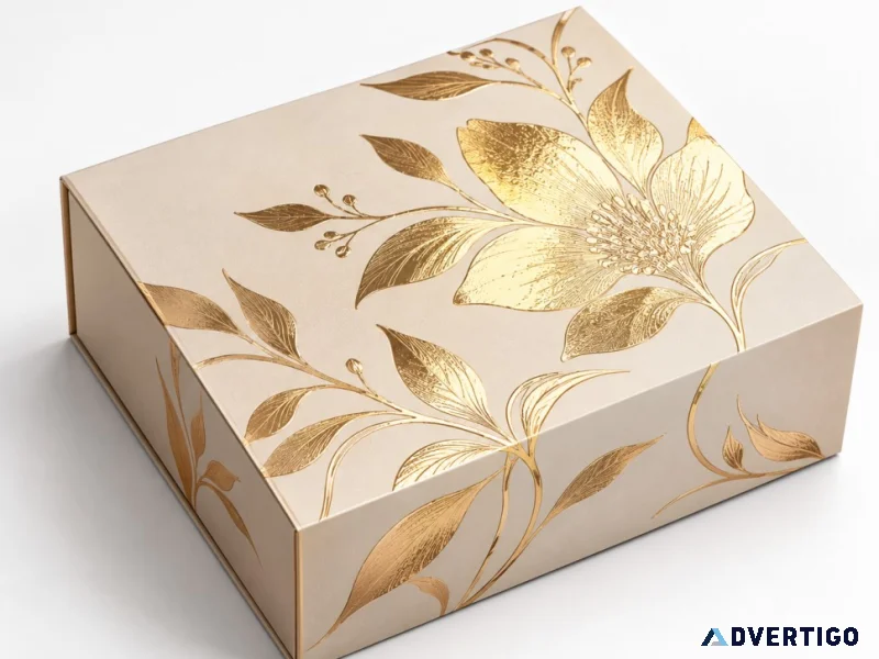 Foil stamping boxes manufacturer shubh packaging