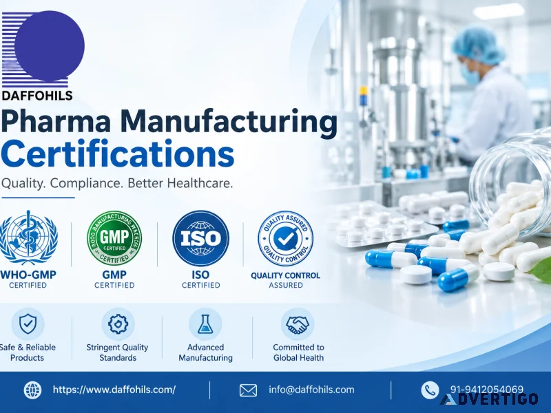 Guide to pharma manufacturing certifications and quality standar