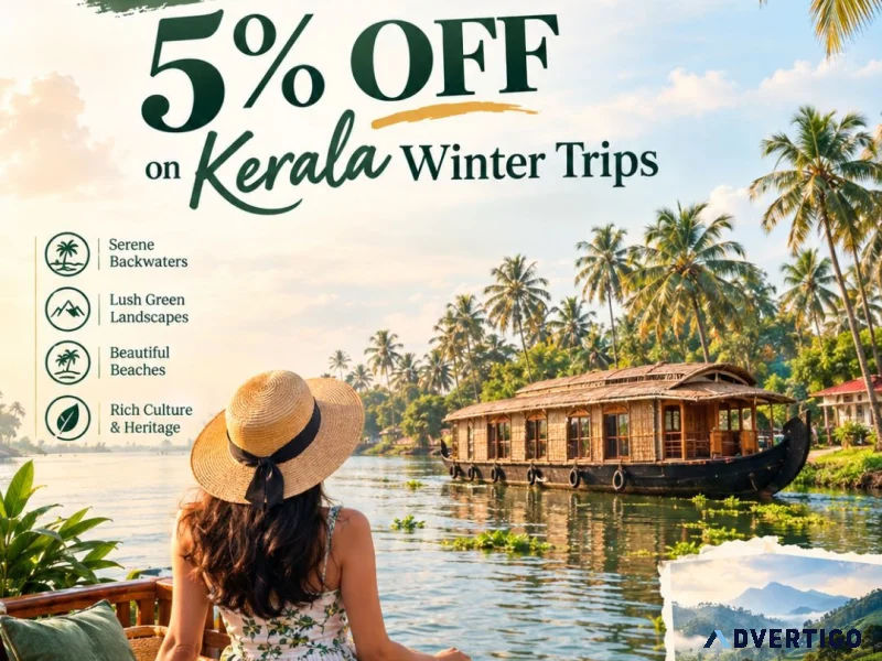 Limited offer 5 off on kerala winter trips 91 9090484850