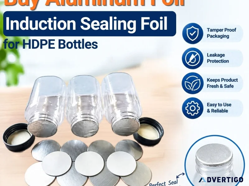 Buy aluminum foil induction sealing foil for hdpe bottles