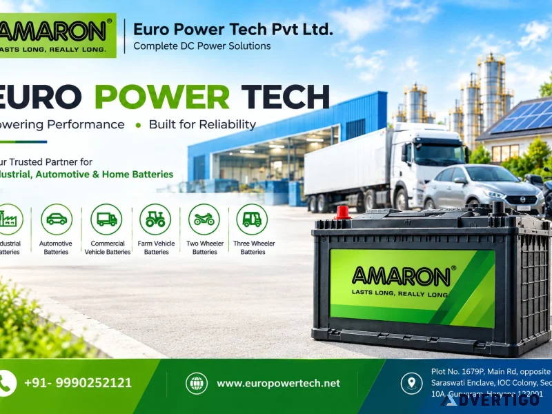 Amaron battery dealer in gurgaon euro power tech pvt ltd