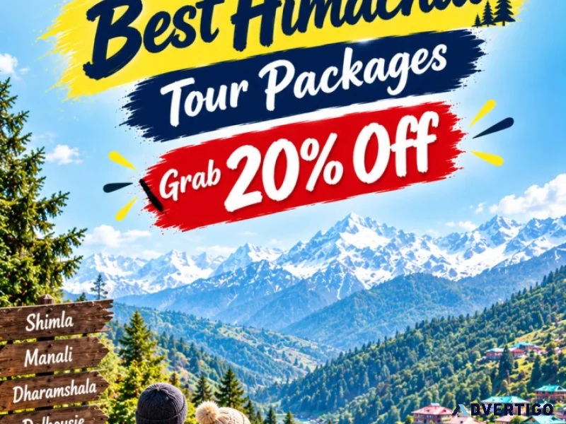 Grab 20 off on best himachal tour packages 91 9090484850