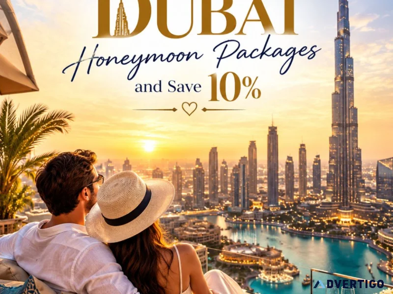 Book dubai honeymoon packages and save 10 91 9090484850