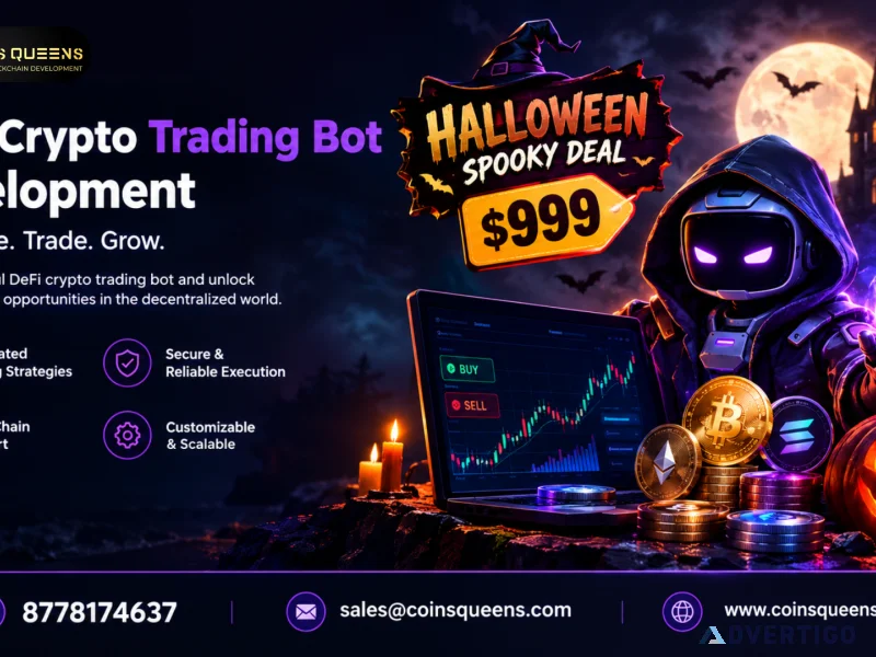 Defi crypto trading bot development services starting at 999