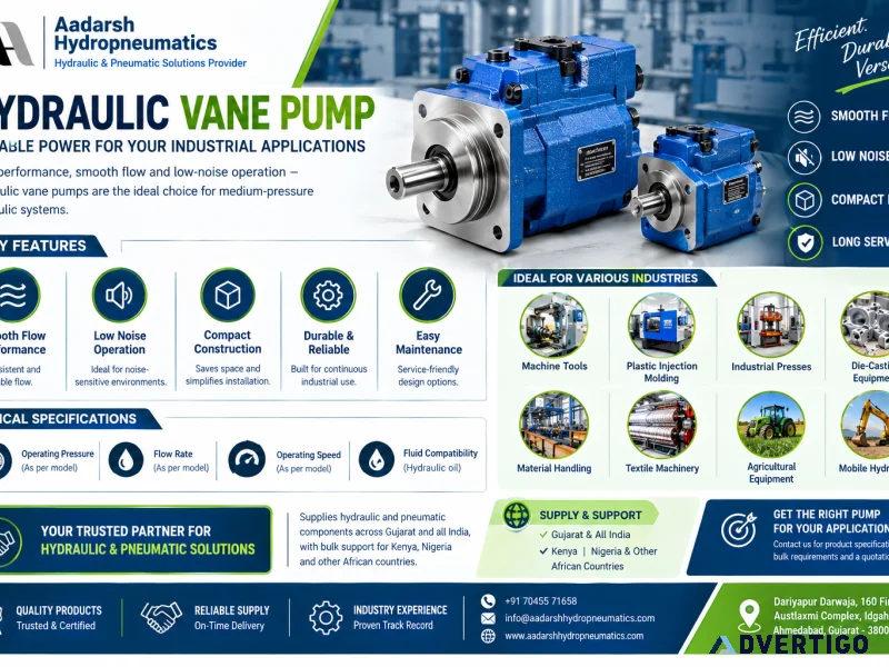Hydraulic vane pump