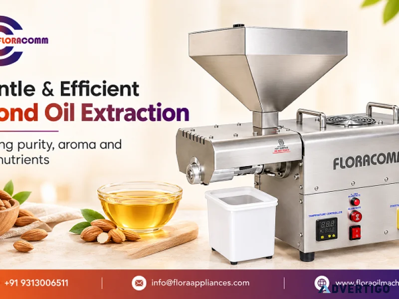 Almond oil extraction without crushing flora oil machine