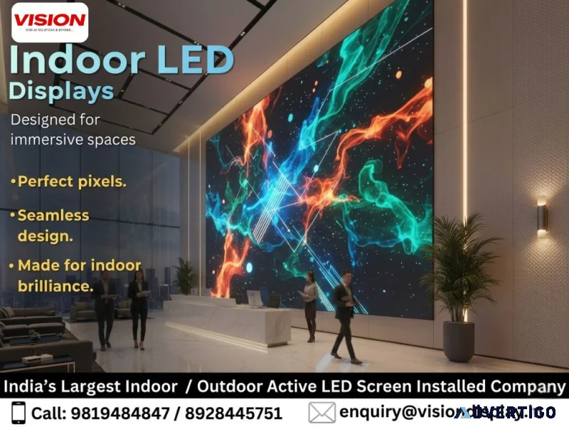 Digital signage solutions for brand advertising in india visio