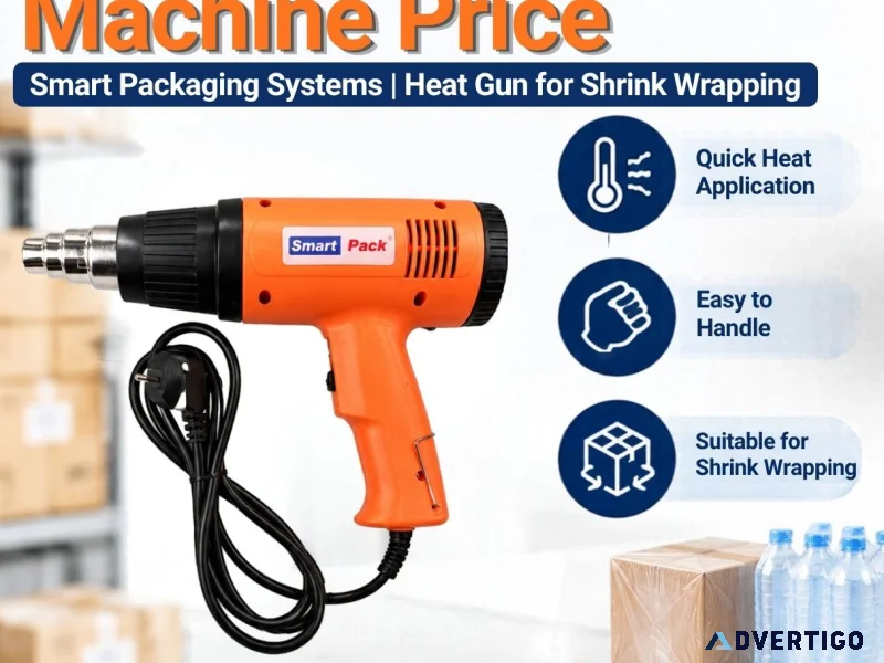 Shrink wrap machine price smart packaging systems