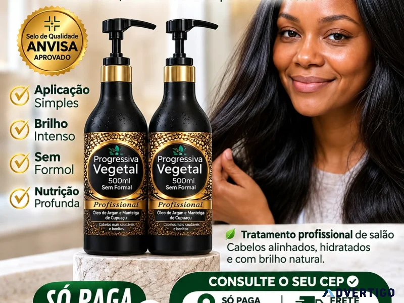 Progressiva vegetal sem formol pague na entrega