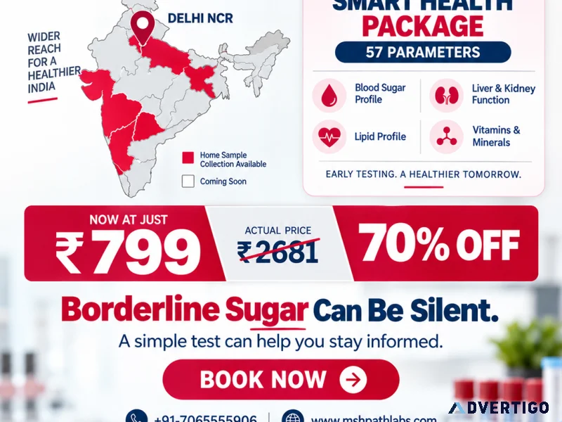 Affordable full body health checkup in delhi ncr