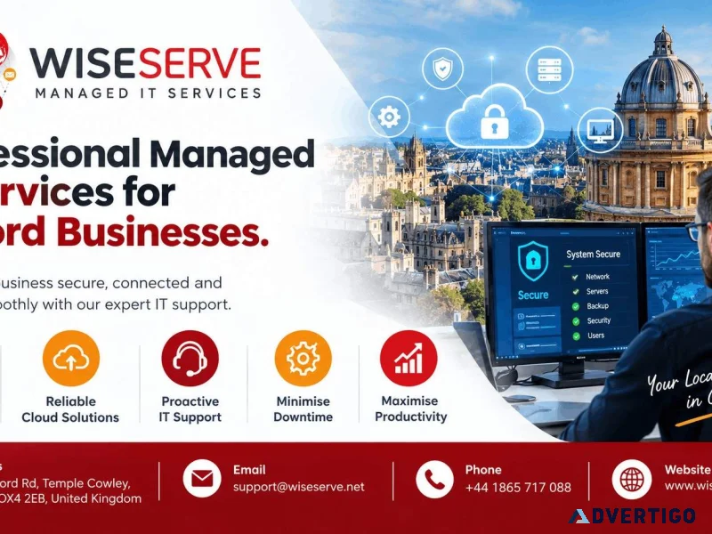 Professional managed it services for oxford businesses