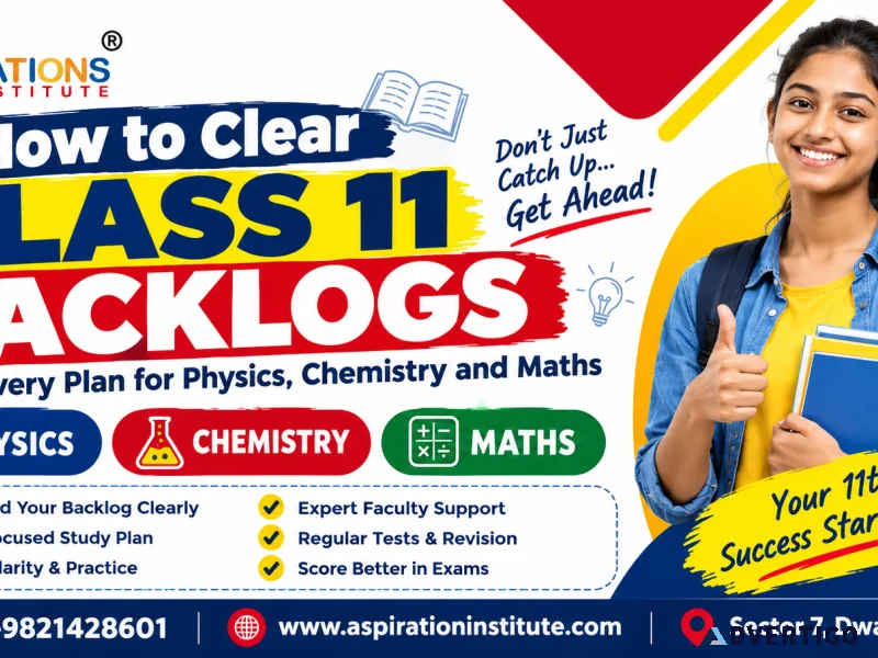 How to clear class 11 backlogs recovery plan for physics chemi