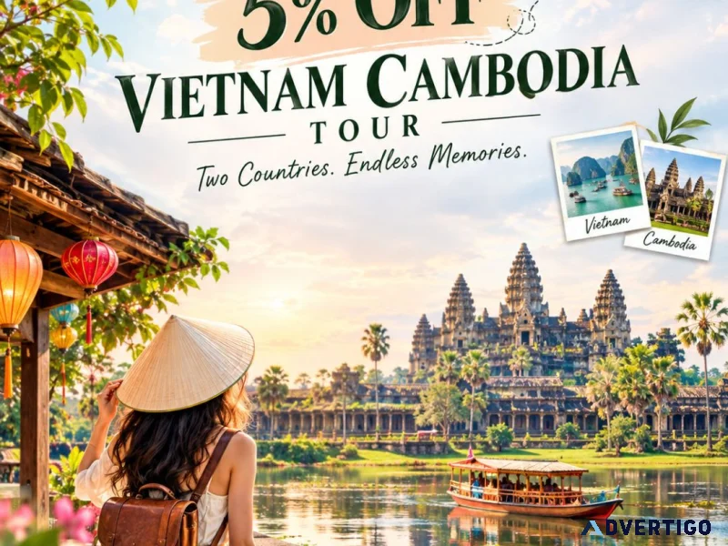 Exclusive 5 off vietnam cambodia tour 91 9090484850