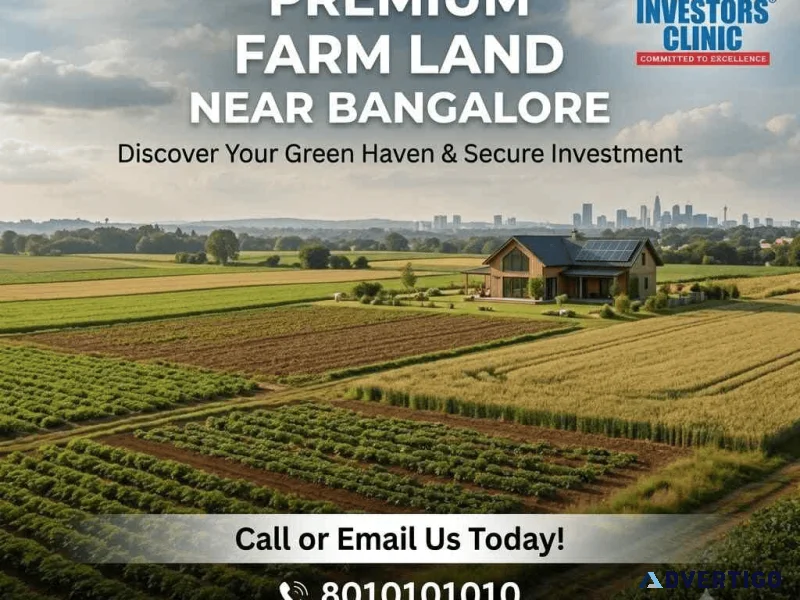 checkout Farm Land in Bangalore by Investors Clinic