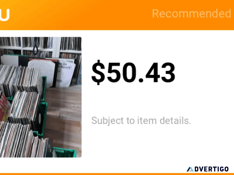 Vinyl records refer and earn too