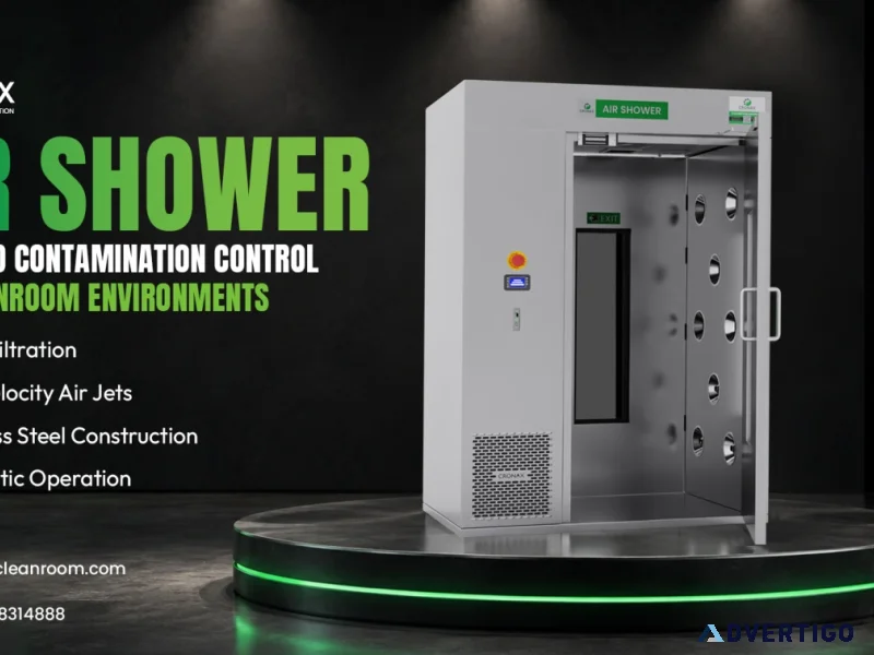 Mist air shower starting 200000 cronax industries