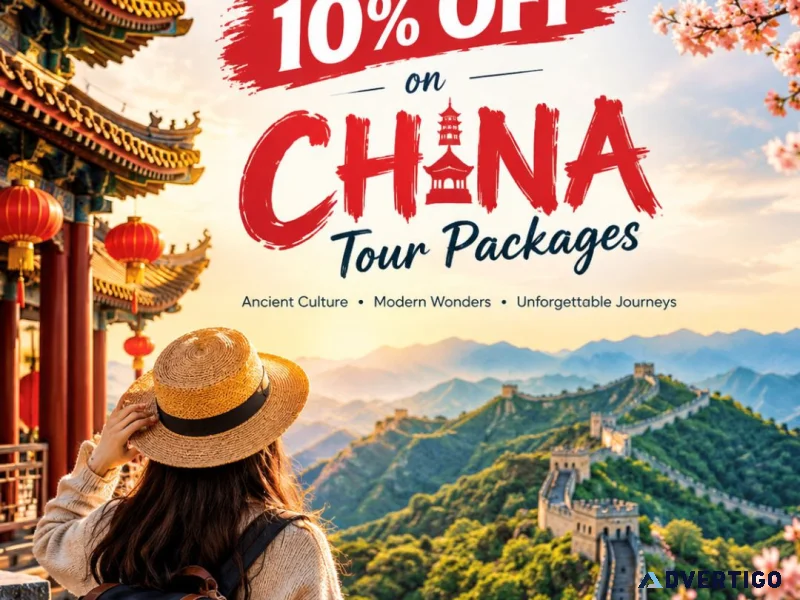 Get 10 off on china tour packages 91 9090484850